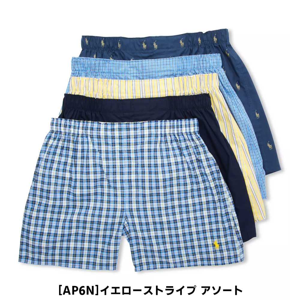 POLO RALPH LAUREN ボクサーパンツ 5枚セット NCWBP5 【ポロラルフ